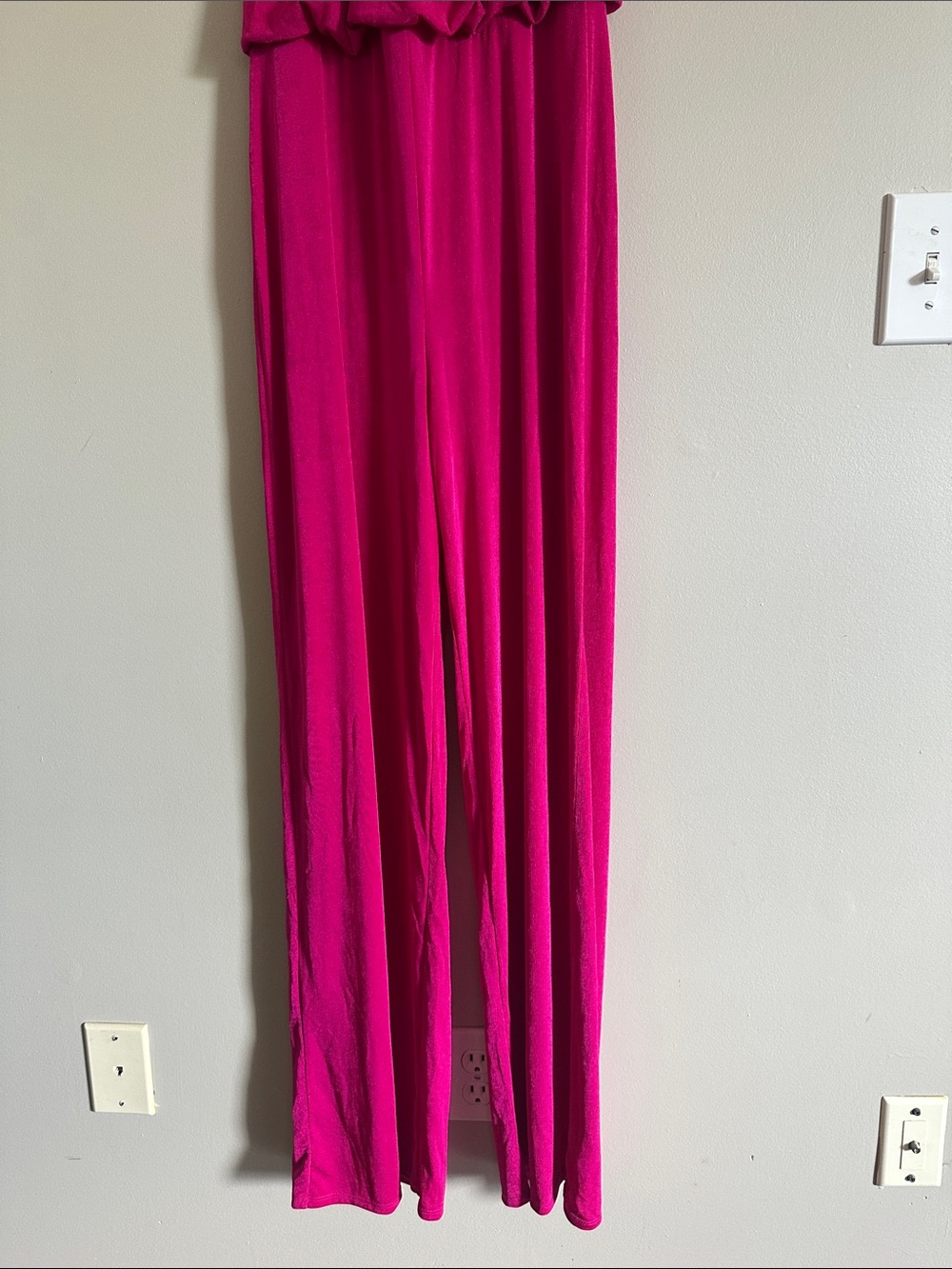 Blue Blush Vibrant Pink Halter Jumpsuit - Picture 11 of 13